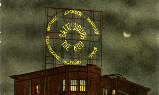 Historic Hattiesburg postcard